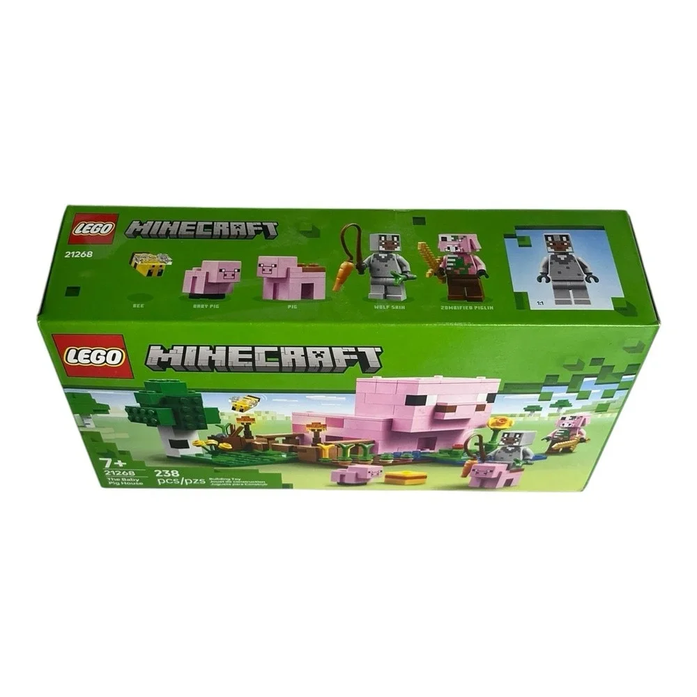 LEGO Minecraft The Baby Pig House 238 Pcs Toy 7+ Figures Playset 21268